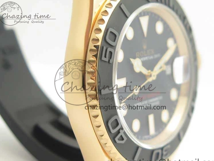 ARF Rubber Yacht-Master 116655 Ceramic 1:1 SH3135 On Edition Bezel Strap Oysterflex Best 0520